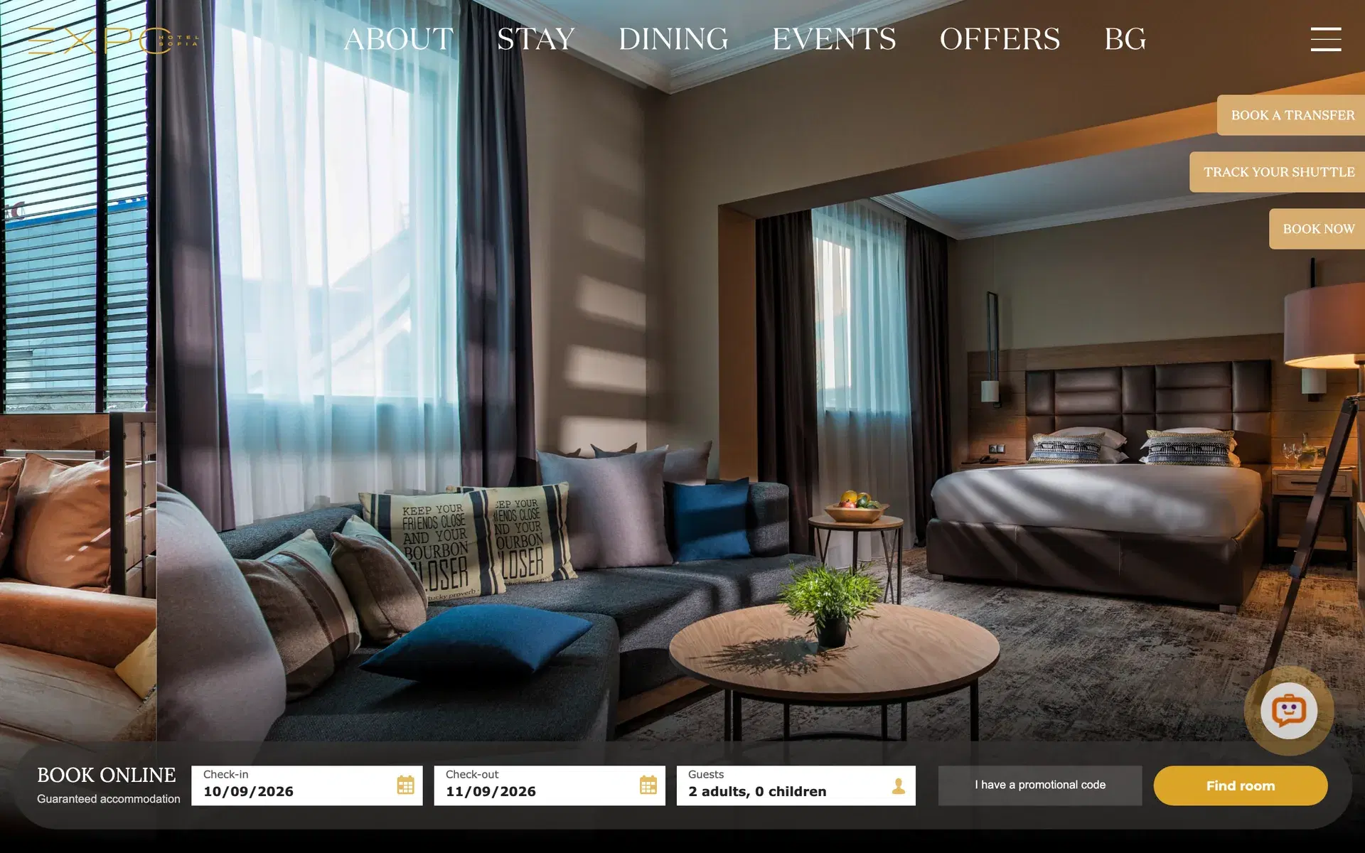 Hotel Expo Sofia на десктоп