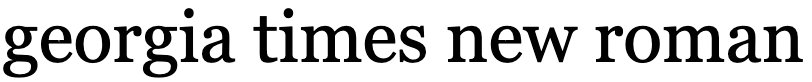 Pri Babun — типография: Georgia & Open Sans